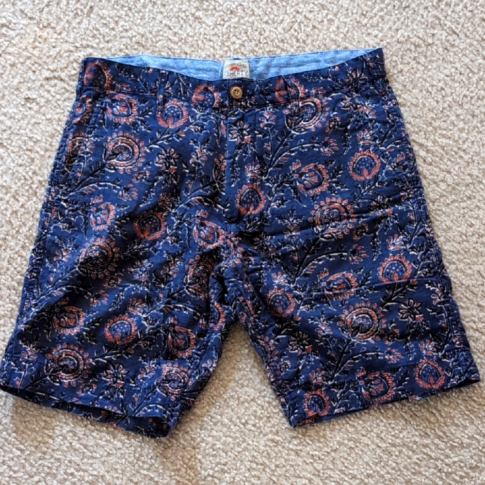 Faherty Patterned Shorts